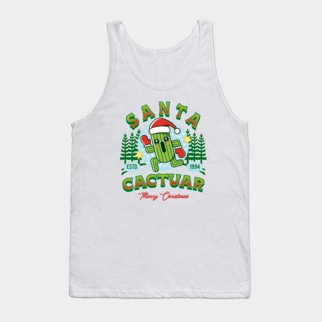 Santa Cactuar Tank Top by Lagelantee